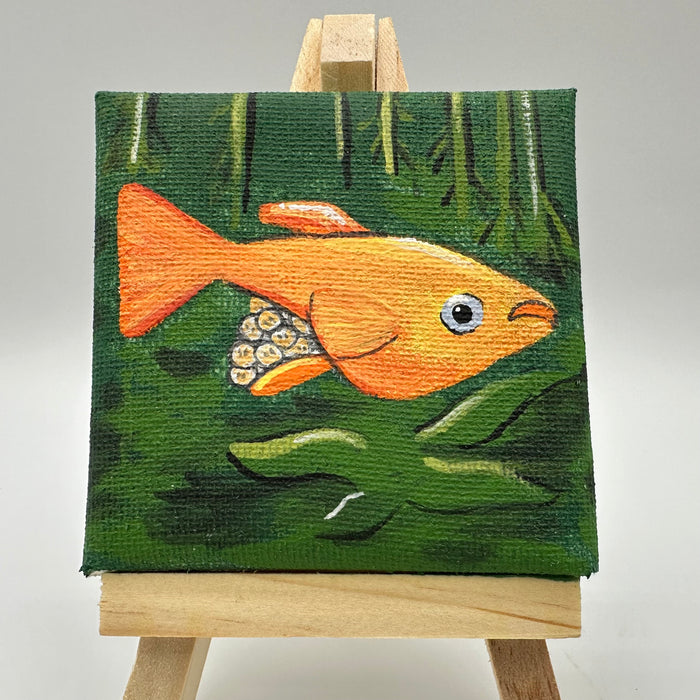 “Youkihi Ricefish” 3”x3”