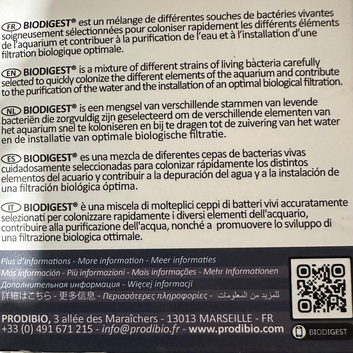 Biodigest Prodibio Biodigest — Fishiotherapy
