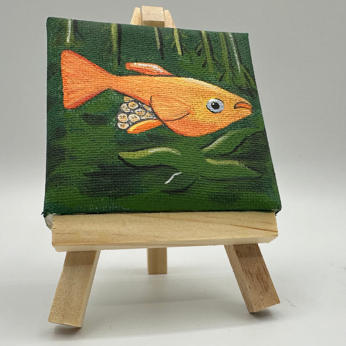 “Youkihi Ricefish” 3”x3”